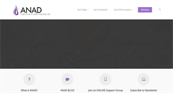 Desktop Screenshot of anad.org